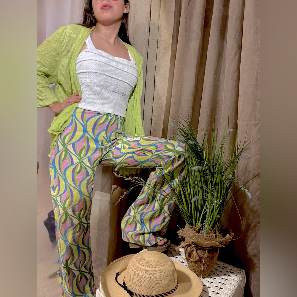 Zara  Pants   High waist  flared Pants  NWT